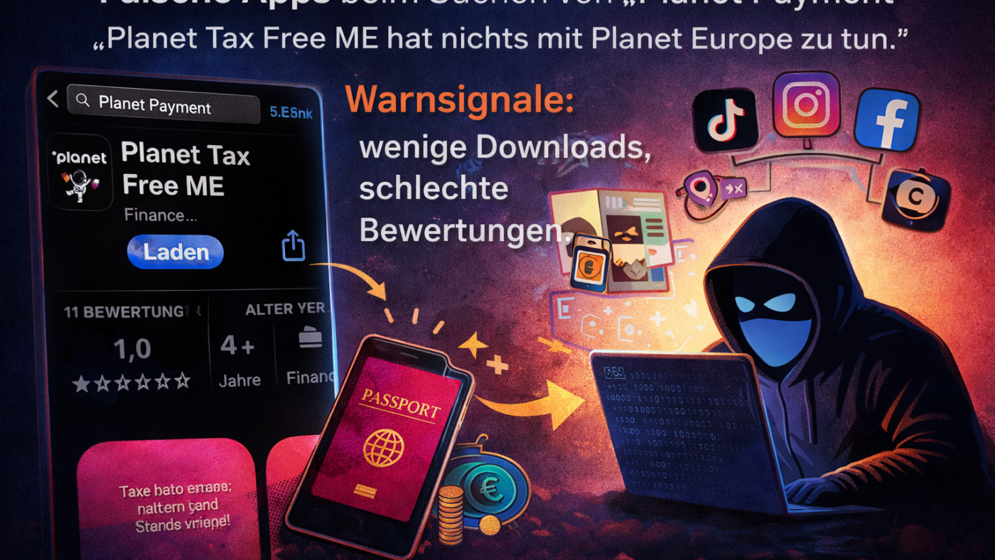 Achtung vor falschen Apps in den App Stores, die Daten klauen könnten. Das betrifft auch Apples App Store. Bild: perplexity.ai