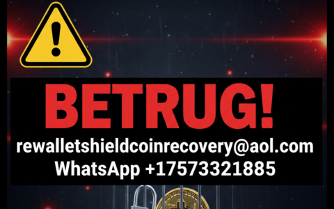 ACHTUNG BETRUG: rewalletshieldcoinrecovery@aol.com / WhatsApp +17573321885 – Warnung vor „Recovery Scam“ (Wiederherstellungs-Betrug)