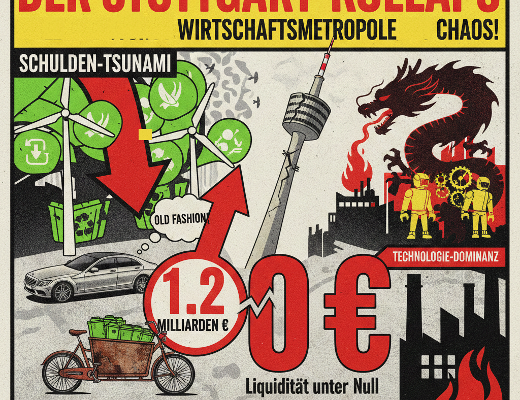 Der Stuttgarter Offenbarungseid: Eine Landeshauptstadt zwischen Ideologie, demografischem Umbruch und dem finanziellen Abgrund