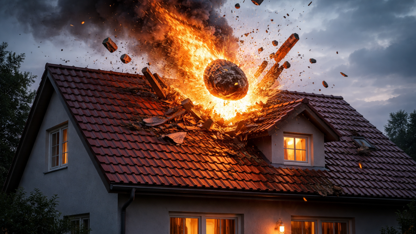 Auch wenn die meisten Meteoriten bereits in der Atmosphäre verglühen, erreichen immer wieder kleinere Fragmente den Boden.