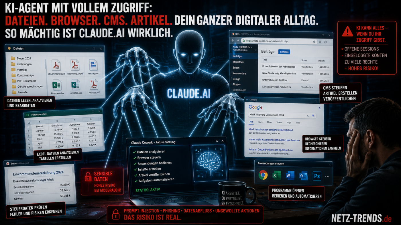 Claude.ai kann Artikel veröffentlichen, komplette CMS-Systeme steuern und Steuerdaten analysieren: Wie mächtig KI-Agenten wirklich geworden sind