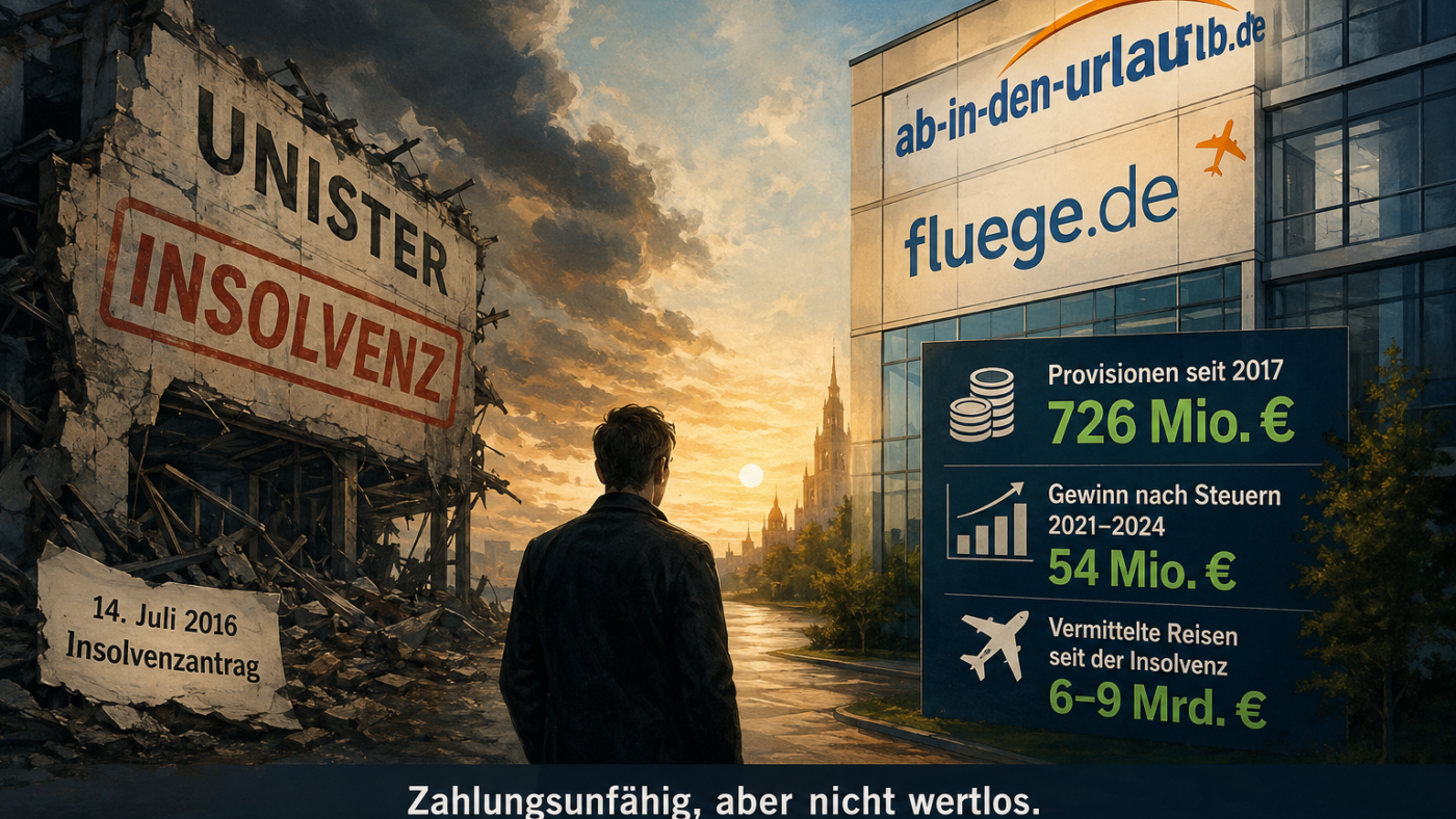 War UNISTER wirklich pleite? Sechs bis neun Milliarden Euro vermittelte Reisen seit der Insolvenz 2016 — die Bilanzen erzählen eine andere Geschichte