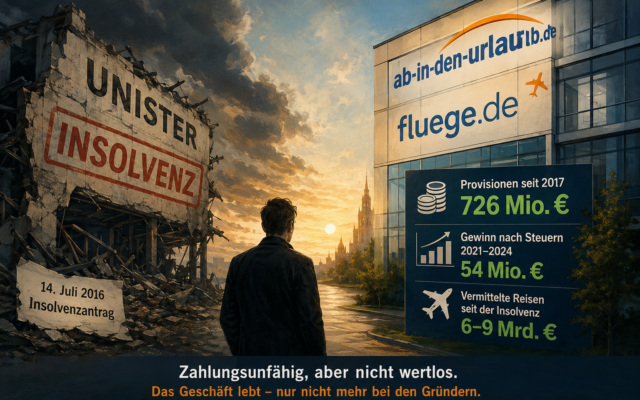War UNISTER wirklich pleite? Sechs bis neun Milliarden Euro vermittelte Reisen seit der Insolvenz 2016 — die Bilanzen erzählen eine andere Geschichte