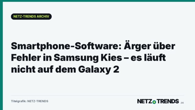 Titelgrafik von NETZ-TRENDS mit der Überschrift des Artikels