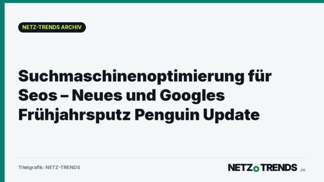 Titelgrafik von NETZ-TRENDS mit der Überschrift des Artikels