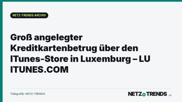 Titelgrafik von NETZ-TRENDS mit der Überschrift des Artikels